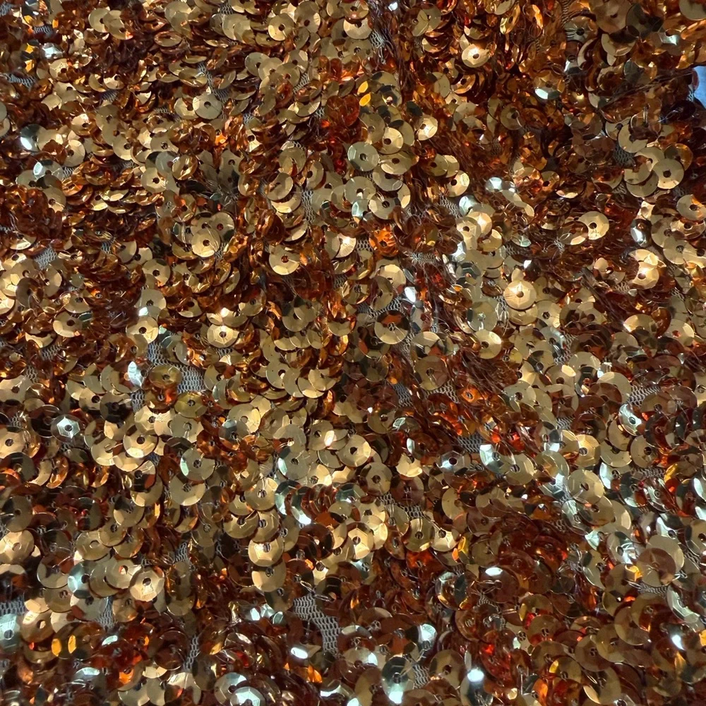 Anna KACI Gold Sequin Midi Dress - Picture 3 of 6